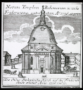 Berlin, Bethlehems=(Bähmische) K. 1735-57 Fried. Wilh. Dietrichs (u. Kupferstich v. J.D. Schleuen); 8437 Kunstgeschichtliches Institut Berlin