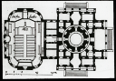 Grundriss Berlin, Franz. Kirche am Gendarmenmarkt; 8376. Kunstgeschichtliches Institut Berlin