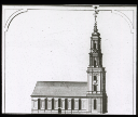 Berlin Kirche in der Spandauer Vorstadt 1730; 577773 Kunstgesch. Institut Berlin 58/7513