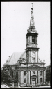 Berlin, Parochialkirche: Eingangs(W-)Seite Kirche 1695-99 v. Grünberg nach veränd. E?ter Nerings Turm 1713-15 Gerlach; 8433 Kunstgeschichtliches Institut Berlin