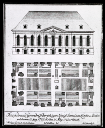 Berlin, Garnisonkirche: Südseite u. Grundriß Phil. Gerlach 1720-22 (Kupferst. v. Busch u. Walther); 8440 Kunstgeschichtliches Institut Berlin