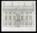 Berlin: Alte Post. (1889 abgebrochen) A.Schlüter. Stich, Zustand vor 1822; 575557 KUNSTGESCH. INSTITUT BERLIN 56/5897