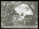 SANSSOUCI RÖMISCHE BÄDER GARTENHOF MIT TEMPEL SCHINKEL UND PERSIUS 1829;  577525 KUNSTGESCH. INSTITUT BERLIN 58/7265