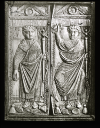 Brescia, Boethius-Diptychon Rückseite: Miniaturen a.487 des 7. Jh: 