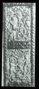 Florenz, Museo Naz.   2 Elfenbein-Reliefs vom Flabellum aus Tournus   M.9.Jh.;
52528;   KUNSTGESCH. INSTITUT BERLIN;   (Hamann 229);   52/534